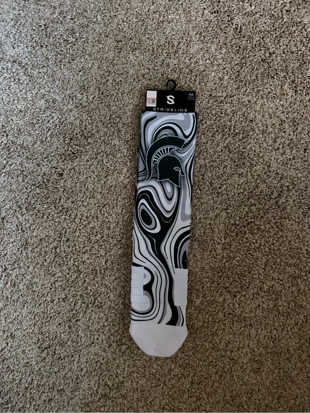 MSU Crew socks NWT